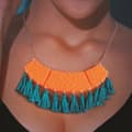 Miniatyrbild 2 av 2: Kit Bijoux - Graine Créative - Fimo Neon - Halsband plastron - Rosa - Vuxen - Mix.