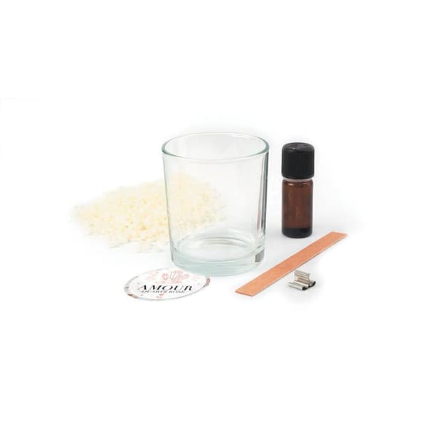 DIY-kit ljus energi kärlek - Rosenkvarts / vanilj