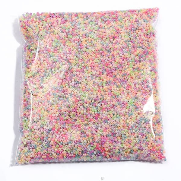 Frøperler - 2mm - 1000stk - Pastell
