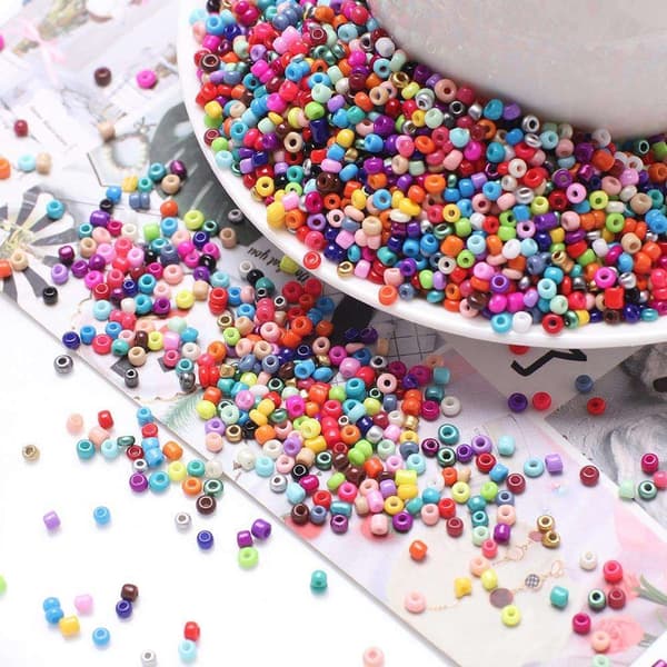 Seed beads - 2mm - 1000st - Färgglada