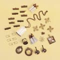 Miniatyrbild 2 av 2: Accessoarer smycken - DIY - Set 33 delar - Färg bronze - Mixad - Vuxen