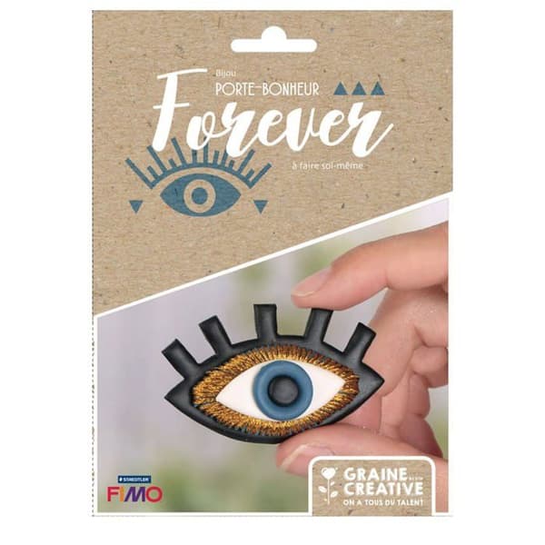 Smyckeset - GRAINES CREATIVES - Oeil Forever - Silver - Barn - Mixat