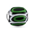 Miniatyrbillede 1 af 2: Perler til kvinder Thomas Sabo SET0359-494-11-L2291 Grøn 1,1 cm