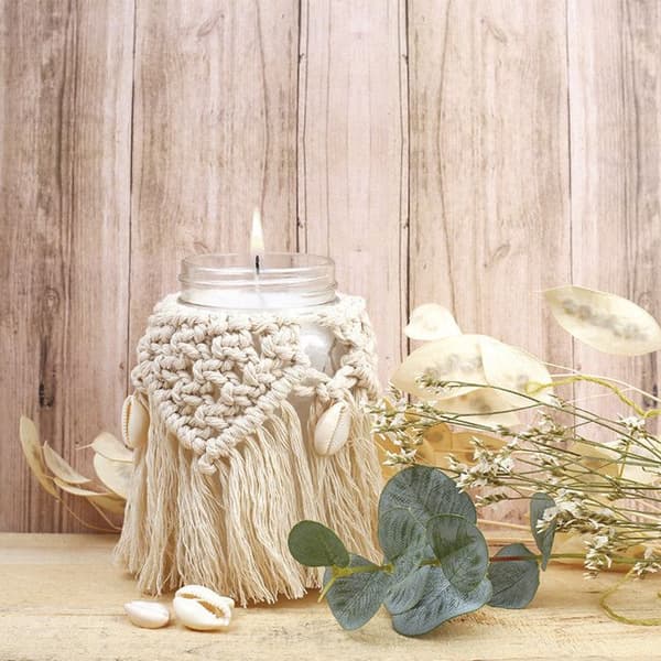 DIY-kit - Doftljus - Makramé - Trendigt - Inredning - Vuxen