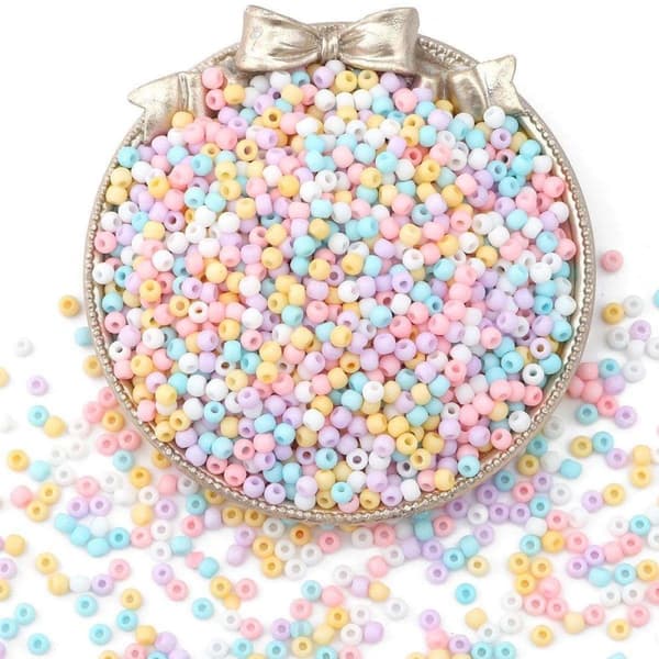 Frøperler - 2 mm - 2000 stk - Macarons is 4000st