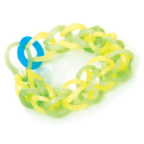 Loom Bands Kit - 600 st - Gör dina egna armband & figurer