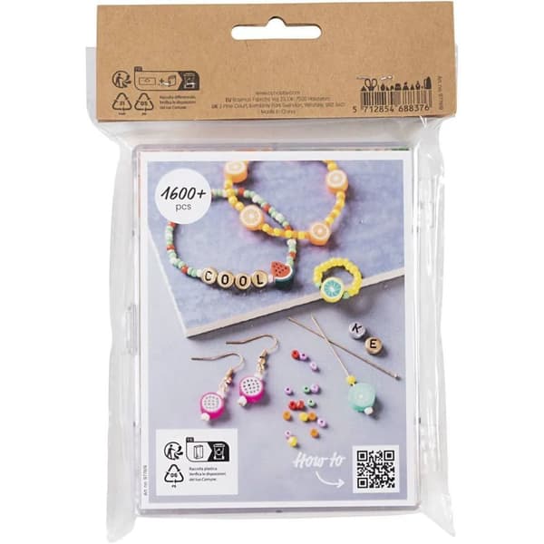 Smyckestillverkning DIY Kit - Fresh Fruits - 1600 delar!