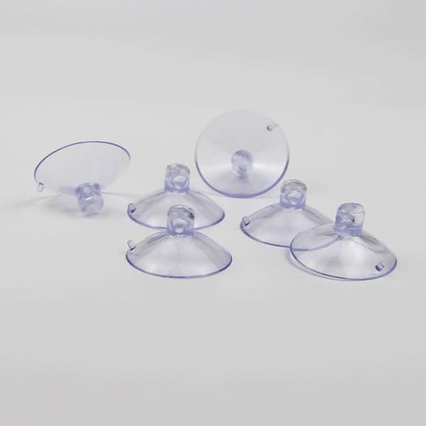 20 st små sugproppar av transparent plast - 35mm