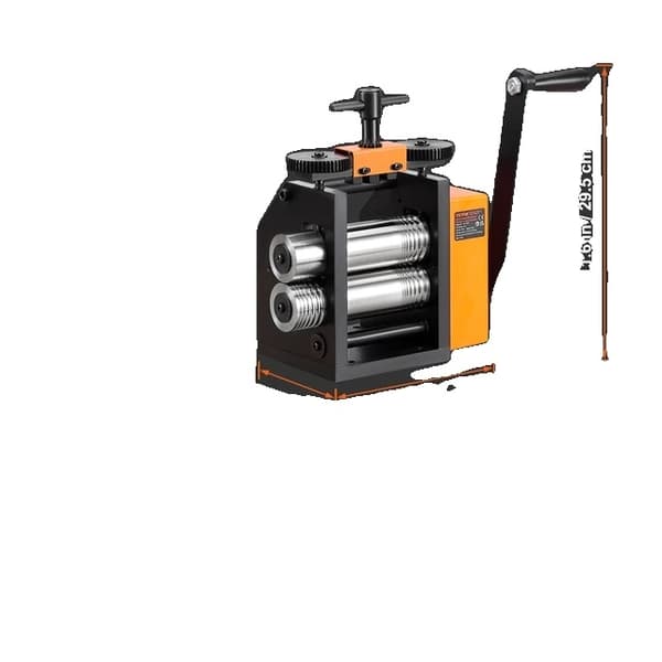 Smykker Valsning Maskine, 3-i-1 Multifunktion, Metal Smykkefremstilling, 75mmW 003-65mmT 75mmW 0.03-6.5mmT