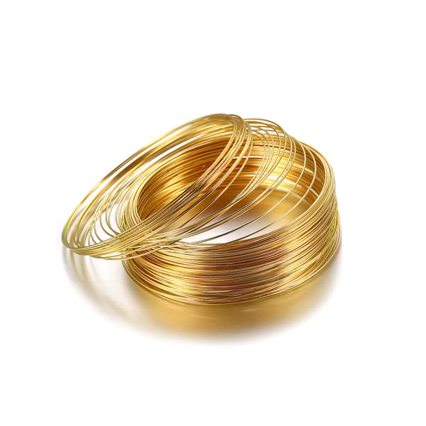 INF Minnestrålspole i stål, 0,6 mm tråddiameter, 100 løkker/pakke, 44 g