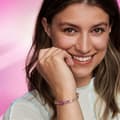 Miniatyrbillede 3 af 5: Perler til kvinder Pandora PURPLE DOUBLE LINK