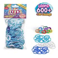 Miniatyrbild 2 av 4: Craze smyckessats - 50973 - LOOPS BAG 600 | Elastisk väska för armband 600 Multicolored Silikonringar + 30 spännen