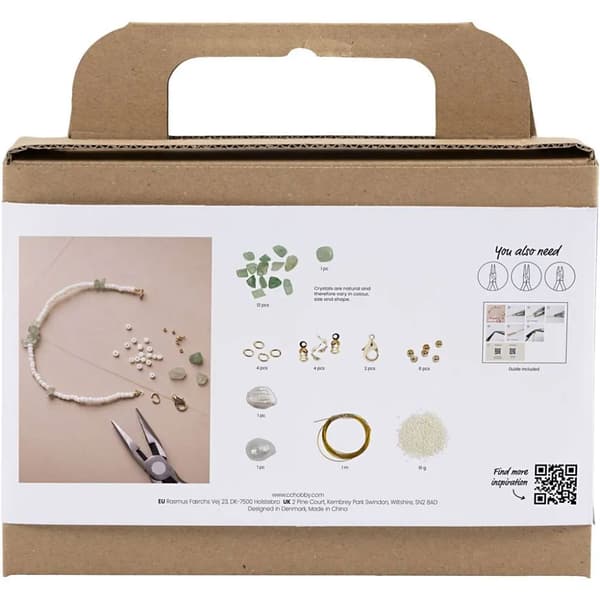 DIY Kit Smycken - Halsband Och Armband av Sötvattenspärlor