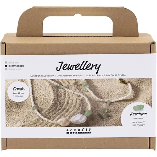 DIY Kit Smycken - Halsband Och Armband av Sötvattenspärlor