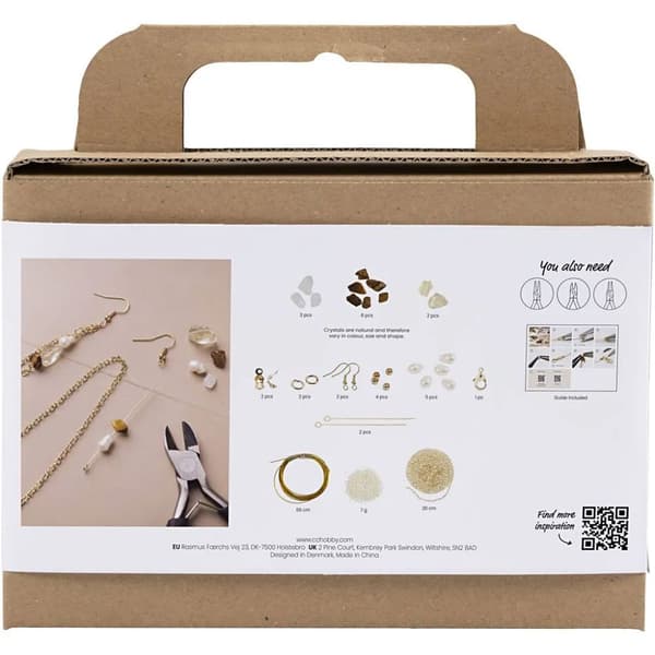 DIY Kit Smycken - Armband Och Örhängen av Kristaller