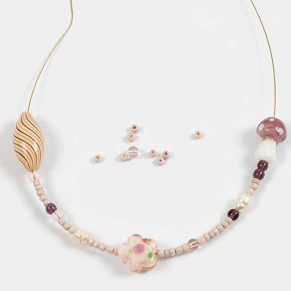 DIY Kit Smycken - Halsband Pink Harmony