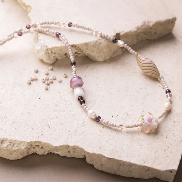 DIY Kit Smycken - Halsband Pink Harmony