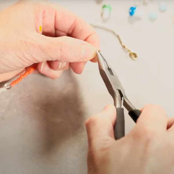 DIY Kit Smycken - Färgglatt Halsband Med Sötvattenspärlor