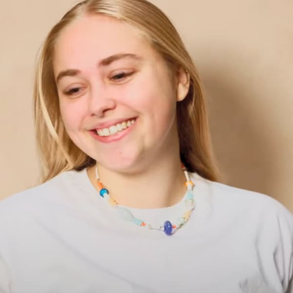 DIY Kit Smycken - Färgglatt Halsband Med Sötvattenspärlor