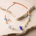 Miniatyrbild 7 av 7: DIY Kit Smycken - Färgglatt Halsband Med Sötvattenspärlor