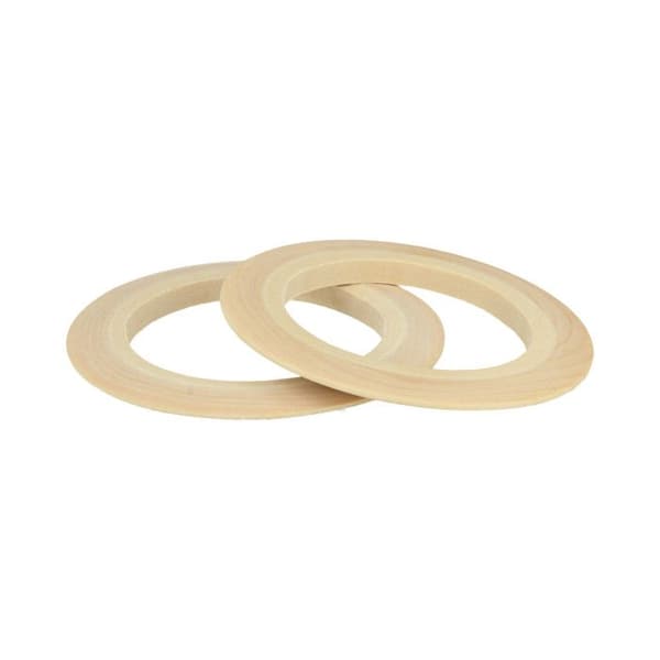 Armband i trä Lucy platt 15mm 2 delar