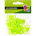 Miniatyrbild 2 av 2: Plastclips (ideal för Créacord) 3 x 1,5 cm Grön x10