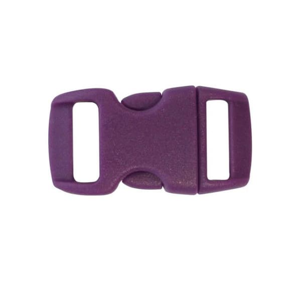 10 plastklämmor (idealiskt Créacord) 3 cm - Lila - Créacord