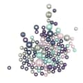 Miniatyrbild 2 av 2: Pearly beads - Lila - Blå - Silver - Smycken armband halsband - 550 pärlor
