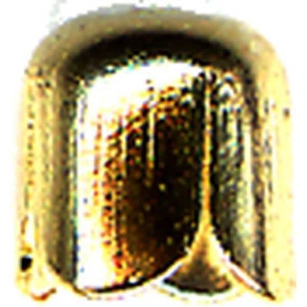 Tulpanspets - MegaCrea - Guld - Ø 8 mm - Nickel-fri metall - Allergivänlig