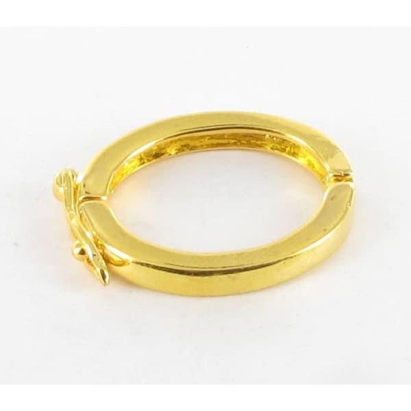 Fermoir menotte för sautoir 22mm Guld