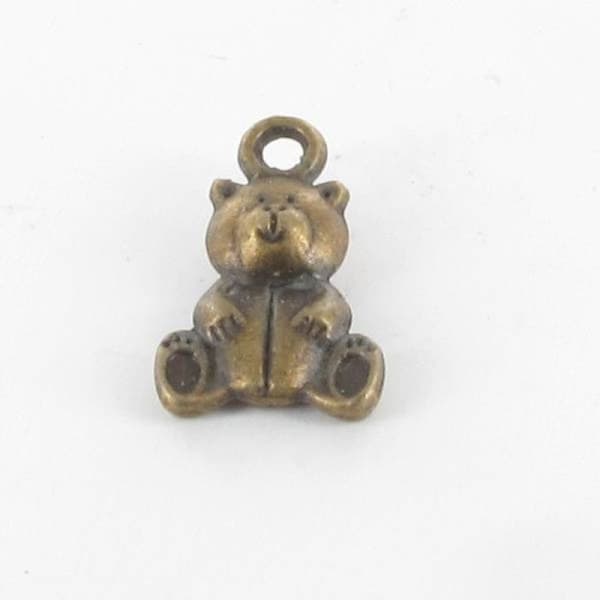 Metalcharms Ourson Bronze (10 stycken)