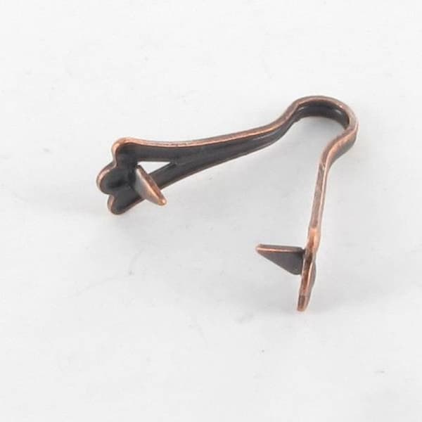 Bélière - MegaCrea - 15 mm - Kopparfärgad - Nickelbeständig metall - 1 styck