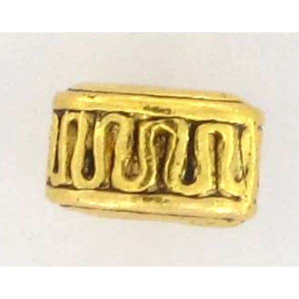 Metalldel med rund pärla Ø 8 mm Guld