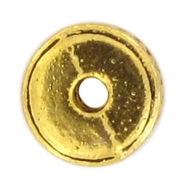 Metalldel med rund pärla Ø 8 mm Guld