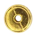 Miniatyrbild 1 av 2: Metalldel med rund pärla Ø 8 mm Guld