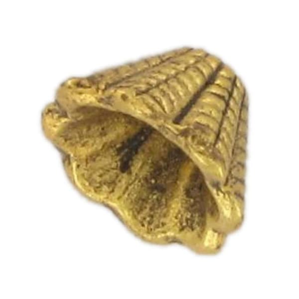 Konisk metallskål Ø 8 mm Guld (paket med 10)