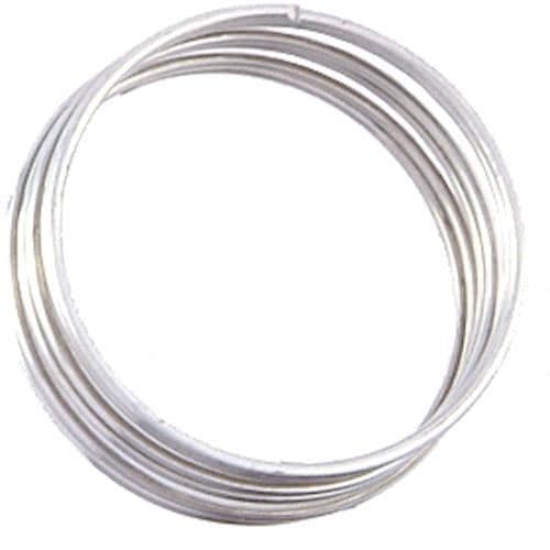 Spiralring - MegaCrea - Minnesfil - Pläterat silver - 6 spiraler - Allergivänlig