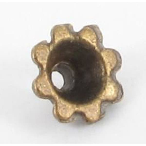 Coupelle metall Ø 8 mm Brons 10 delar