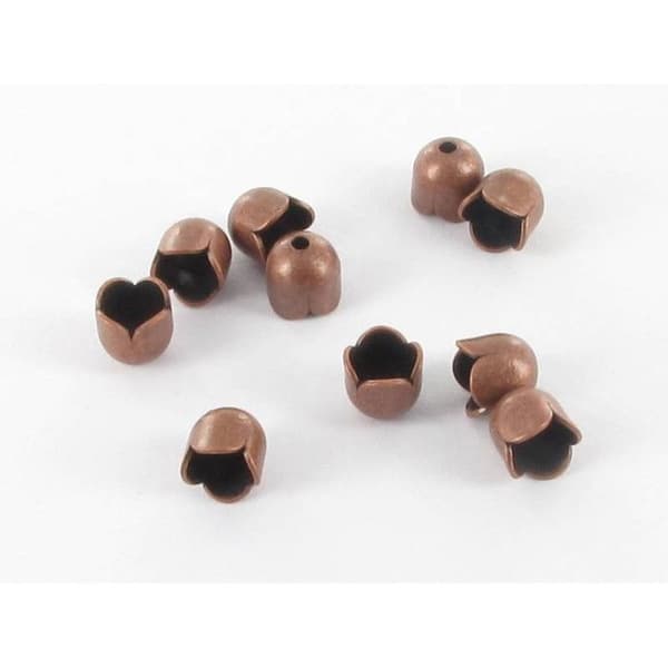 Tulipantändare - MegaCrea - Kopparfärgad - Ø 4 mm - Paket med 10 - Allergivänlig