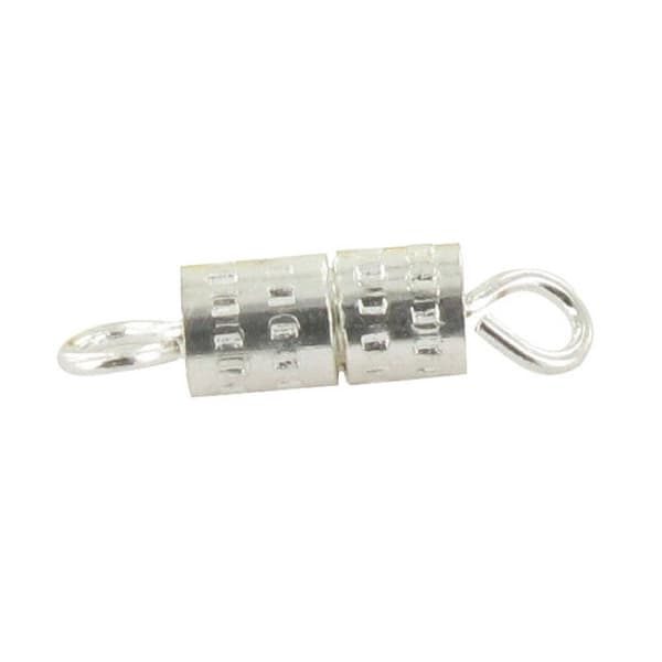 Skruvlås - MÉGACRÉA - Silver - 15 x 4 mm - 10 st - Blandat