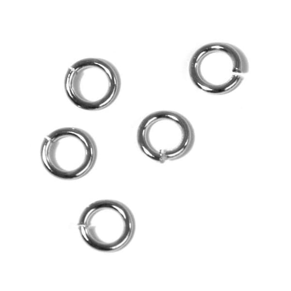Silver Ring Ø4,6mm tjocklek 1mm 100 stycken.