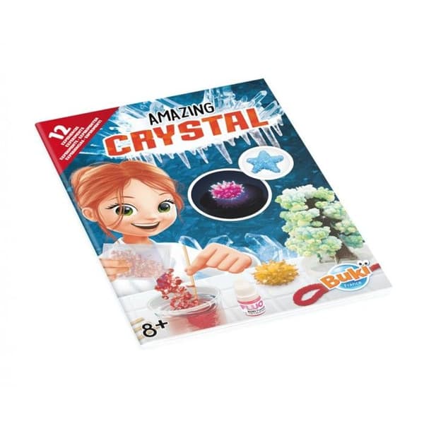 Amazing Crystals Crystal Making Kit - BUKI FRANCE - För barn från 8 år och uppåt - Grön