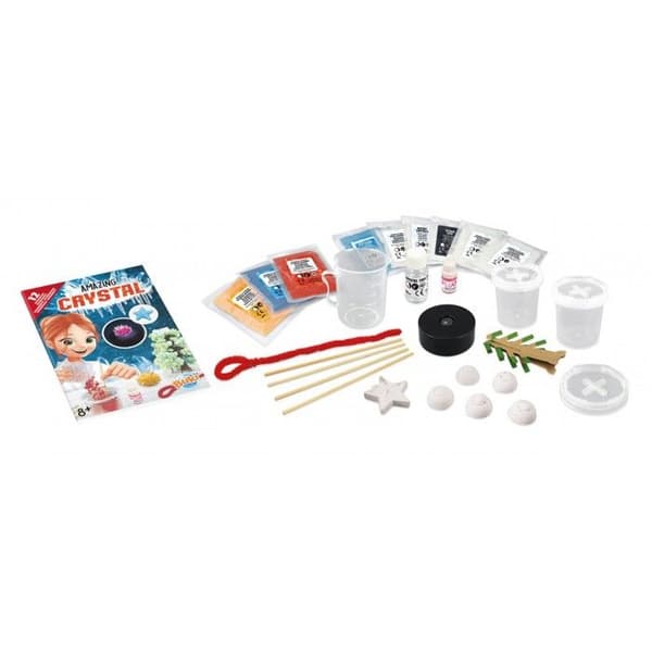 Amazing Crystals Crystal Making Kit - BUKI FRANCE - För barn från 8 år och uppåt - Grön