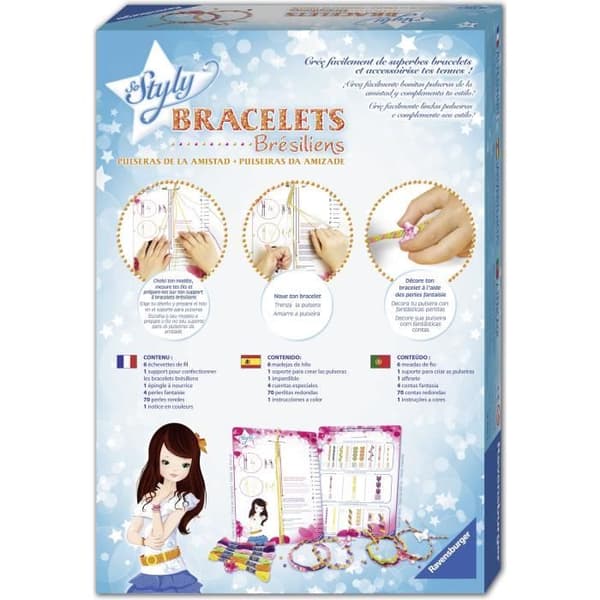 Ravensburger brasilianska armbandslåda Kreativ fritid för barn DIY från 7 år