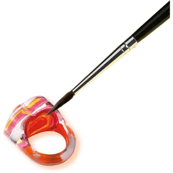 Ringar och armband - SES CREATIVE - Innehåller färg, pensel, 5 ringar och 2 armband