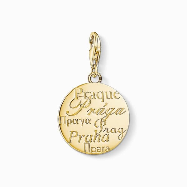 Naisten helmet Thomas Sabo IC12363-413-39 Kullattu 2 cm