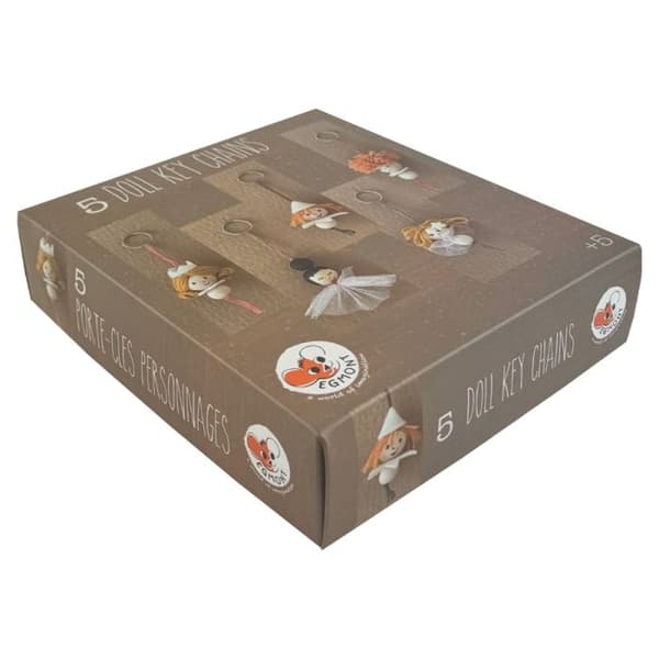 Kit Kreativ - Egmont Toys - Nyckelringar dockor - 5 nyckelringar - Manuell aktivitet - Blandat