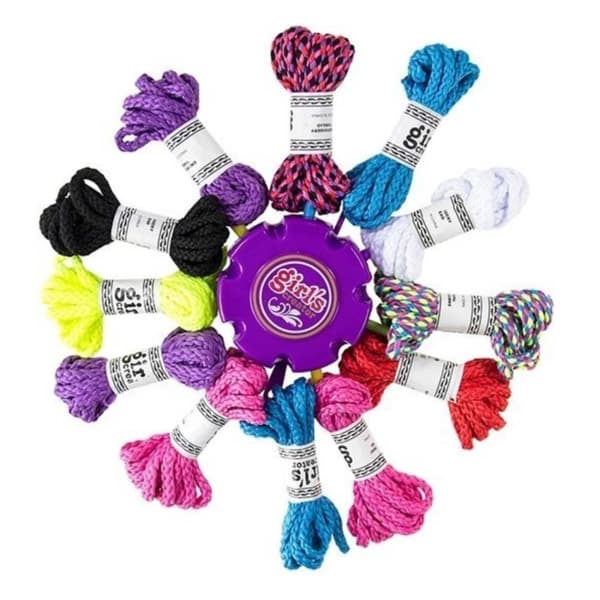 Fargerike snorer for å lage smykker - DIY-armbånd