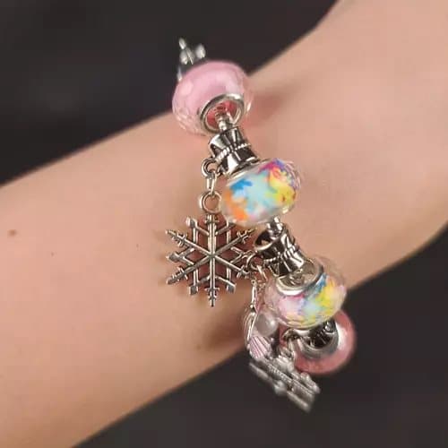 Kreativt smykkesæt til børn | Lav dine egne armbånd med charms