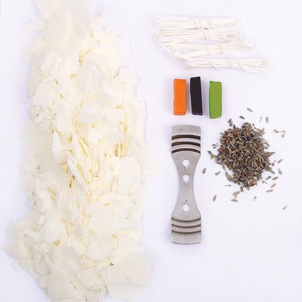 Kit för att göra ljus - Esprit Nature - Flerfärgad - Sojavax - 400 g - Mixad